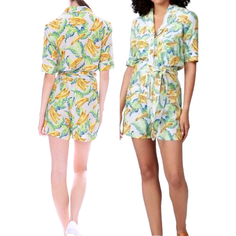 Le Superbe Beatnik Romper Bananas Size 10 Pockets (no belt) Shorts Banana